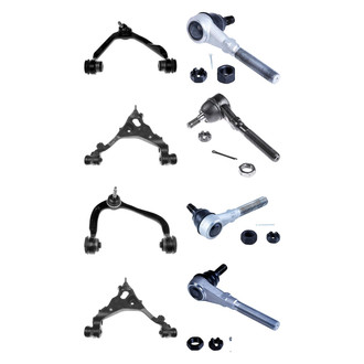 Dorman® - OE Solutions™ Front Lower and Upper Control Arm with Ball Joint and Tie Rod End Kit
