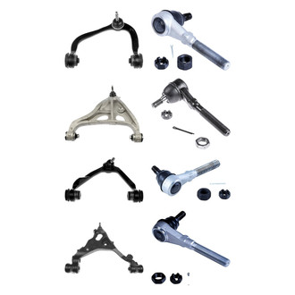 Dorman® - OE Solutions™ Front Lower and Upper Control Arm with Ball Joint and Tie Rod End Kit