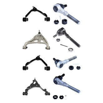 Dorman® - OE Solutions™ Front Lower and Upper Control Arm with Ball Joint and Tie Rod End Kit