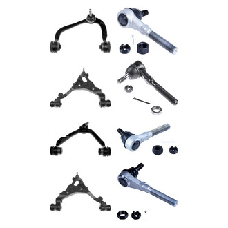 Dorman® - OE Solutions™ Front Lower and Upper Control Arm with Ball Joint and Tie Rod End Kit