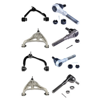 Dorman® - OE Solutions™ Front Lower and Upper Control Arm with Ball Joint and Tie Rod End Kit