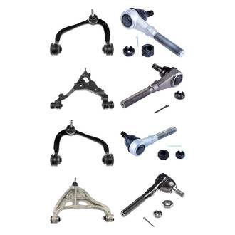 Dorman® - OE Solutions™ Front Lower and Upper Control Arm with Ball Joint and Tie Rod End Kit