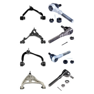 Dorman® - OE Solutions™ Front Lower and Upper Control Arm with Ball Joint and Tie Rod End Kit