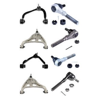 Dorman® - OE Solutions™ Front Lower and Upper Control Arm with Ball Joint and Tie Rod End Kit