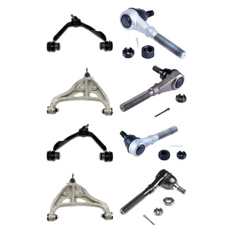 Dorman® - OE Solutions™ Front Lower and Upper Control Arm with Ball Joint and Tie Rod End Kit