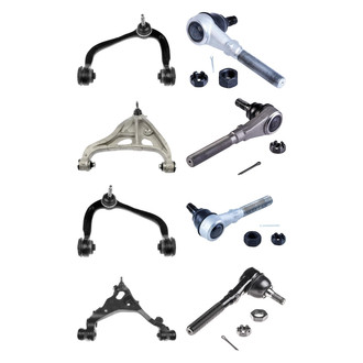 Dorman® - OE Solutions™ Front Lower and Upper Control Arm with Ball Joint and Tie Rod End Kit
