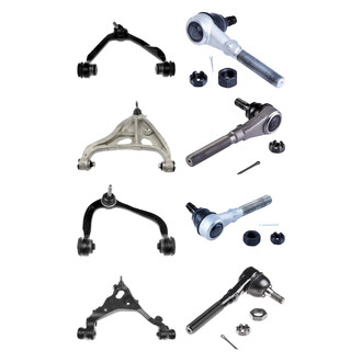 Dorman® - OE Solutions™ Front Lower and Upper Control Arm with Ball Joint and Tie Rod End Kit