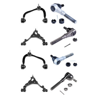 Dorman® - OE Solutions™ Front Lower and Upper Control Arm with Ball Joint and Tie Rod End Kit