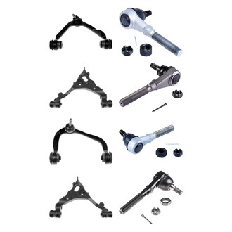 Dorman® - OE Solutions™ Front Lower and Upper Control Arm with Ball Joint and Tie Rod End Kit