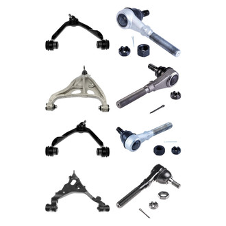Dorman® - OE Solutions™ Front Lower and Upper Control Arm with Ball Joint and Tie Rod End Kit
