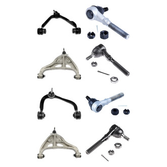 Dorman® - OE Solutions™ Front Lower and Upper Control Arm with Ball Joint and Tie Rod End Kit