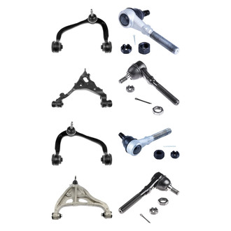 Dorman® - OE Solutions™ Front Lower and Upper Control Arm with Ball Joint and Tie Rod End Kit