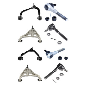 Dorman® - OE Solutions™ Front Lower and Upper Control Arm with Ball Joint and Tie Rod End Kit