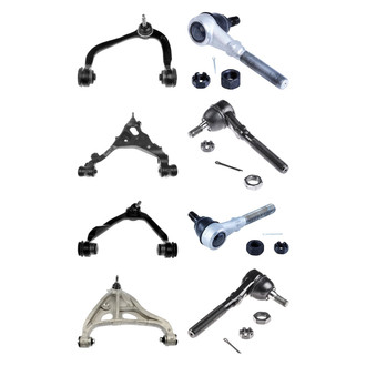 Dorman® - OE Solutions™ Front Lower and Upper Control Arm with Ball Joint and Tie Rod End Kit
