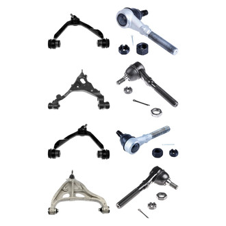 Dorman® - OE Solutions™ Front Lower and Upper Control Arm with Ball Joint and Tie Rod End Kit
