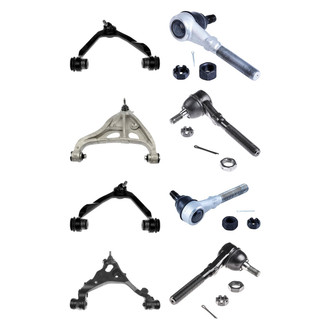 Dorman® - OE Solutions™ Front Lower and Upper Control Arm with Ball Joint and Tie Rod End Kit