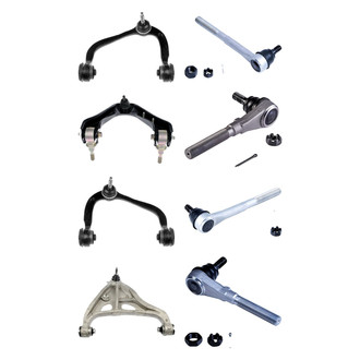 Dorman® - OE Solutions™ Front Lower and Upper Control Arm with Ball Joint and Tie Rod End Kit