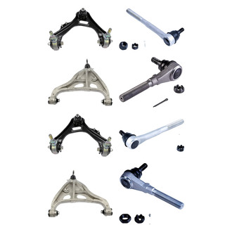 Dorman® - OE Solutions™ Front Lower and Upper Control Arm with Ball Joint and Tie Rod End Kit
