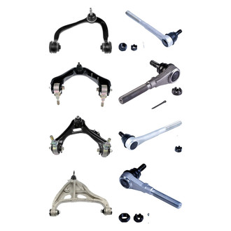 Dorman® - OE Solutions™ Front Lower and Upper Control Arm with Ball Joint and Tie Rod End Kit