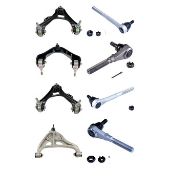 Dorman® - OE Solutions™ Front Lower and Upper Control Arm with Ball Joint and Tie Rod End Kit
