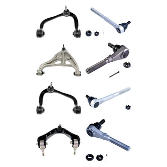 Dorman® - OE Solutions™ Front Lower and Upper Control Arm with Ball Joint and Tie Rod End Kit