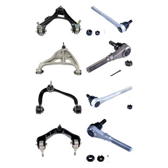 Dorman® - OE Solutions™ Front Lower and Upper Control Arm with Ball Joint and Tie Rod End Kit
