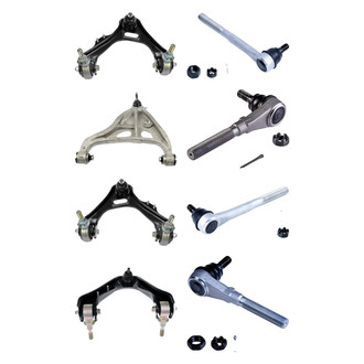Dorman® - OE Solutions™ Front Lower and Upper Control Arm with Ball Joint and Tie Rod End Kit