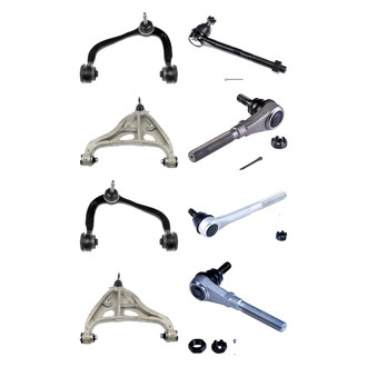 Dorman® - OE Solutions™ Front Lower and Upper Control Arm with Ball Joint and Tie Rod End Kit
