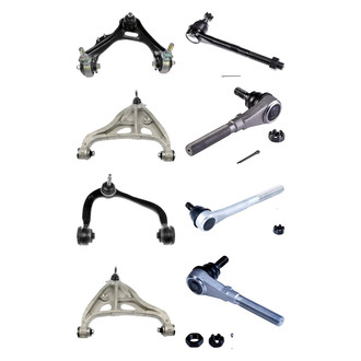 Dorman® - OE Solutions™ Front Lower and Upper Control Arm with Ball Joint and Tie Rod End Kit