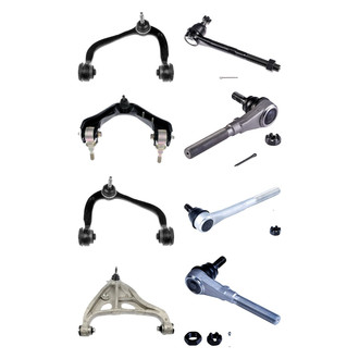 Dorman® - OE Solutions™ Front Lower and Upper Control Arm with Ball Joint and Tie Rod End Kit