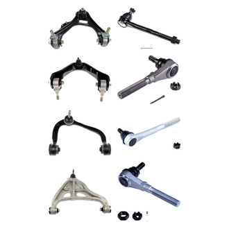 Dorman® - OE Solutions™ Front Lower and Upper Control Arm with Ball Joint and Tie Rod End Kit
