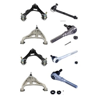 Dorman® - OE Solutions™ Front Lower and Upper Control Arm with Ball Joint and Tie Rod End Kit