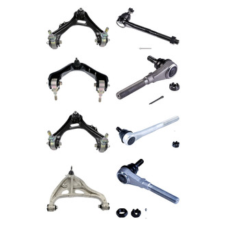 Dorman® - OE Solutions™ Front Lower and Upper Control Arm with Ball Joint and Tie Rod End Kit
