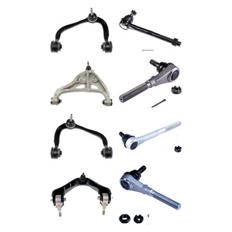 Dorman® - OE Solutions™ Front Lower and Upper Control Arm with Ball Joint and Tie Rod End Kit