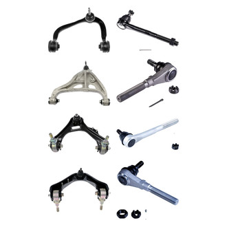 Dorman® - OE Solutions™ Front Lower and Upper Control Arm with Ball Joint and Tie Rod End Kit