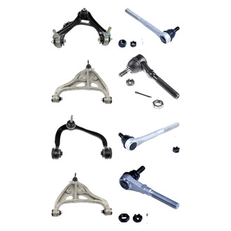 Dorman® - OE Solutions™ Front Lower and Upper Control Arm with Ball Joint and Tie Rod End Kit
