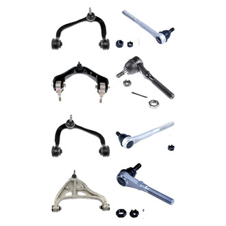 Dorman® - OE Solutions™ Front Lower and Upper Control Arm with Ball Joint and Tie Rod End Kit