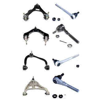 Dorman® - OE Solutions™ Front Lower and Upper Control Arm with Ball Joint and Tie Rod End Kit