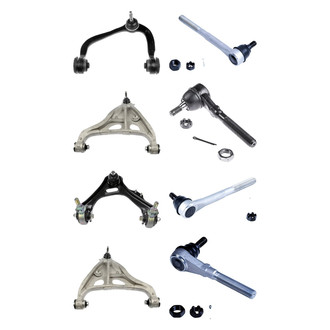 Dorman® - OE Solutions™ Front Lower and Upper Control Arm with Ball Joint and Tie Rod End Kit