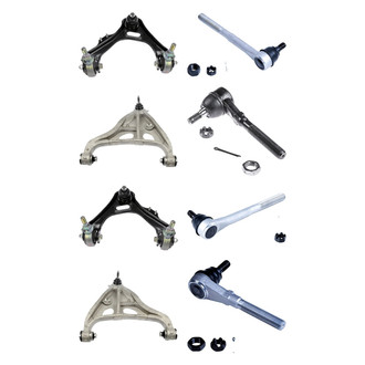 Dorman® - OE Solutions™ Front Lower and Upper Control Arm with Ball Joint and Tie Rod End Kit