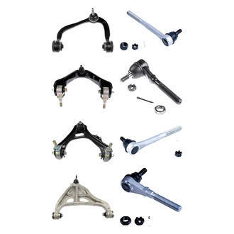 Dorman® - OE Solutions™ Front Lower and Upper Control Arm with Ball Joint and Tie Rod End Kit
