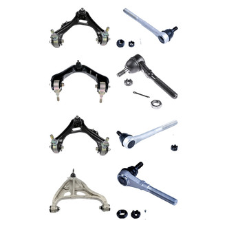 Dorman® - OE Solutions™ Front Lower and Upper Control Arm with Ball Joint and Tie Rod End Kit