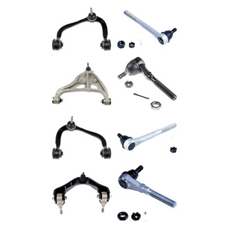 Dorman® - OE Solutions™ Front Lower and Upper Control Arm with Ball Joint and Tie Rod End Kit