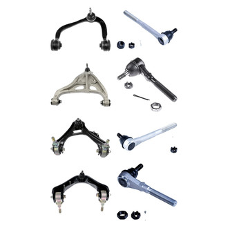 Dorman® - OE Solutions™ Front Lower and Upper Control Arm with Ball Joint and Tie Rod End Kit
