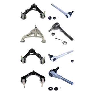 Dorman® - OE Solutions™ Front Lower and Upper Control Arm with Ball Joint and Tie Rod End Kit