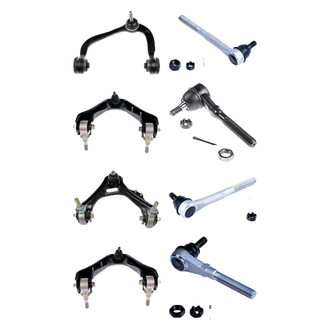 Dorman® - OE Solutions™ Front Lower and Upper Control Arm with Ball Joint and Tie Rod End Kit