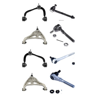 Dorman® - OE Solutions™ Front Lower and Upper Control Arm with Ball Joint and Tie Rod End Kit