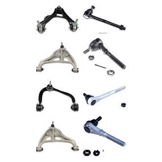 Dorman® - OE Solutions™ Front Lower and Upper Control Arm with Ball Joint and Tie Rod End Kit