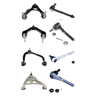 Dorman® - OE Solutions™ Front Lower and Upper Control Arm with Ball Joint and Tie Rod End Kit