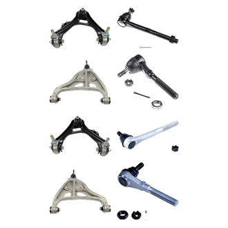 Dorman® - OE Solutions™ Front Lower and Upper Control Arm with Ball Joint and Tie Rod End Kit
